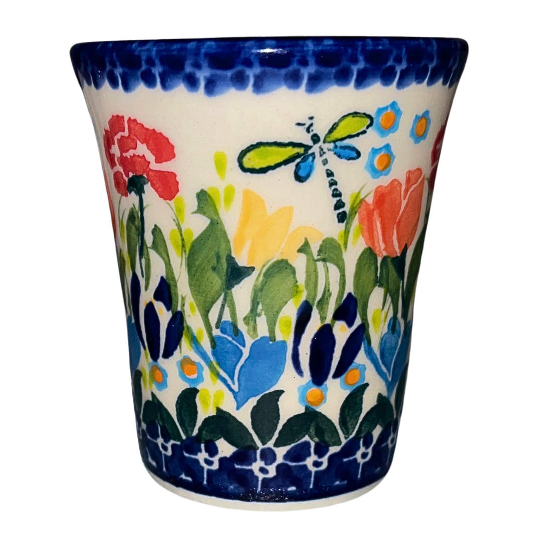 ceramika artystycznapolish pottery 5 oz tumbler texas longhorns